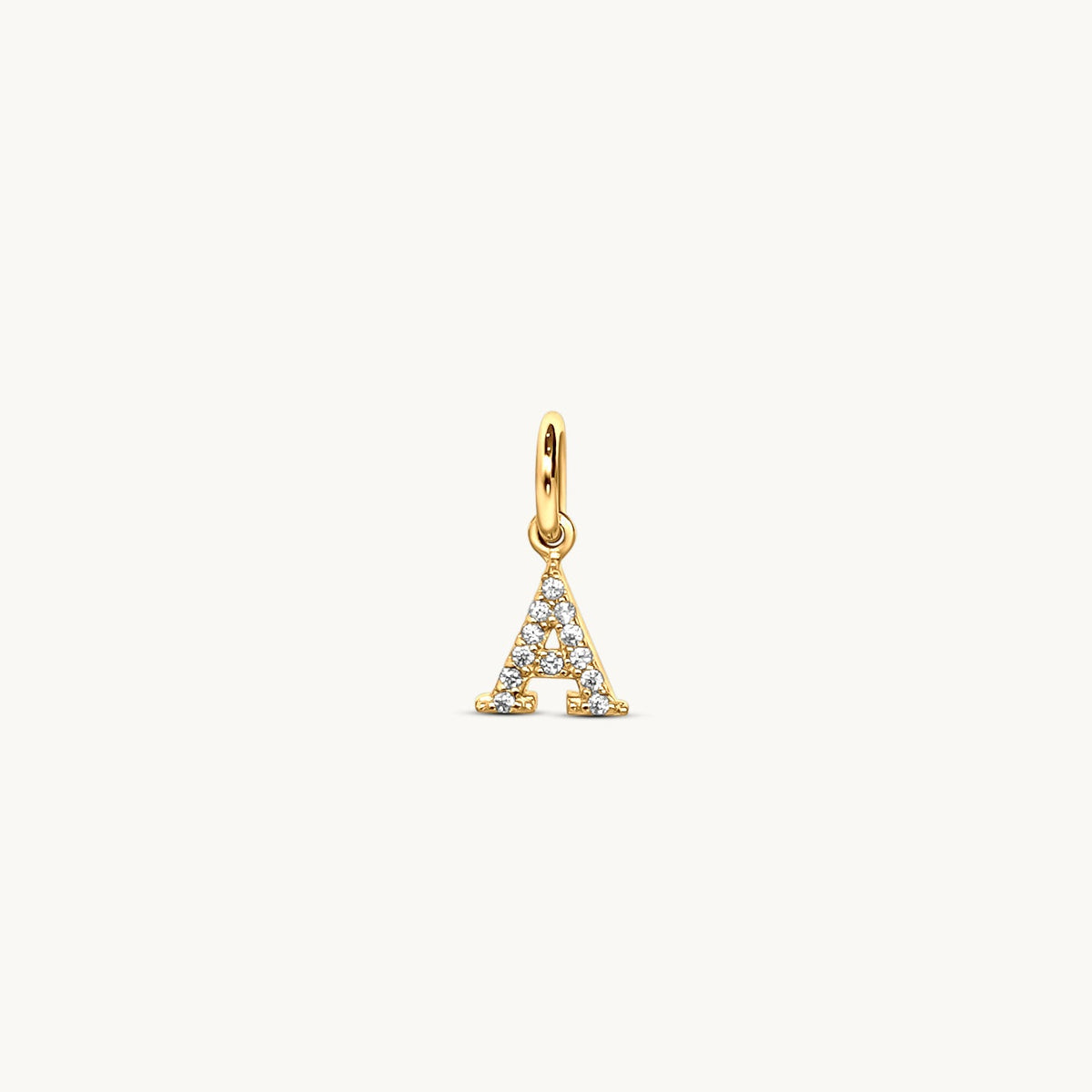 A - Sparkle Letter Charm