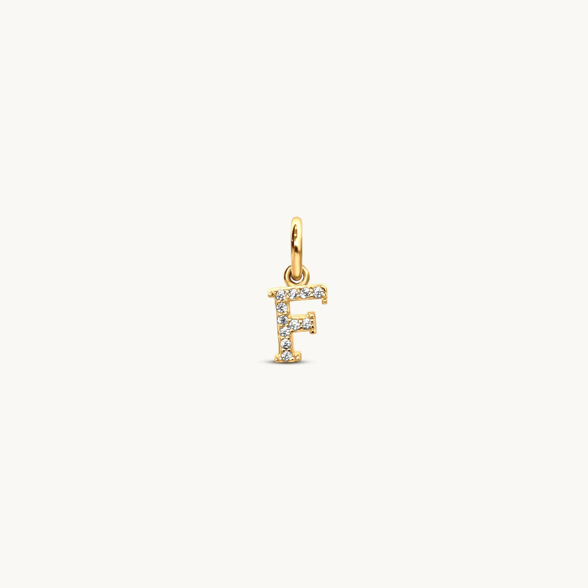 F - Sparkle Letter Charm