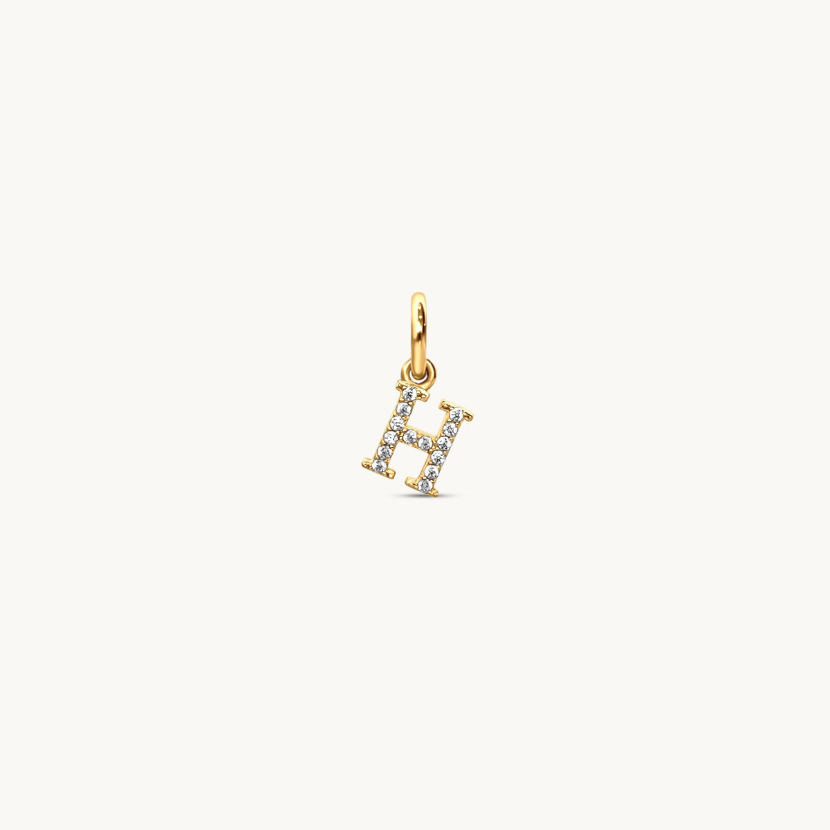 H - Sparkle Letter Charm