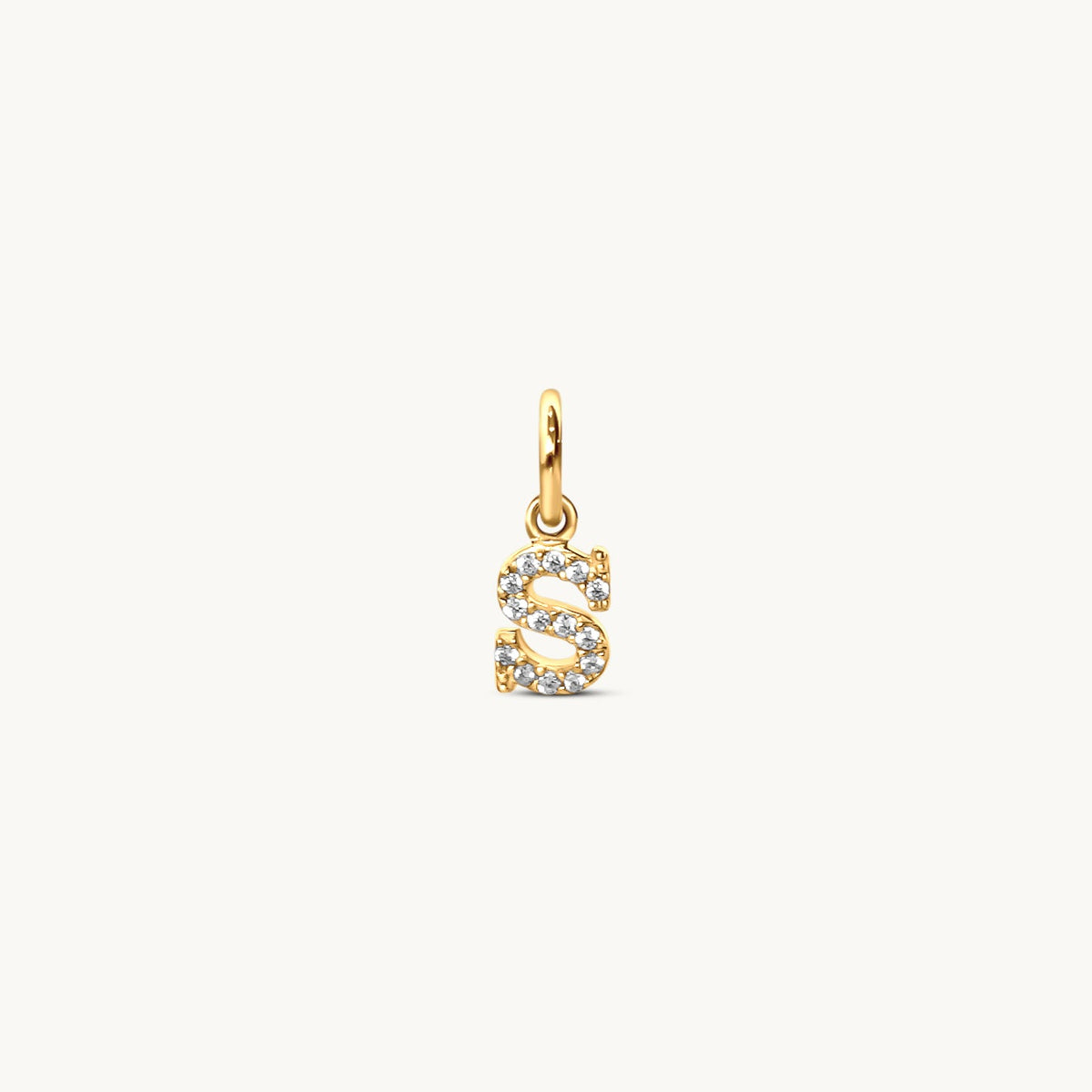 S - Sparkle Letter Charm