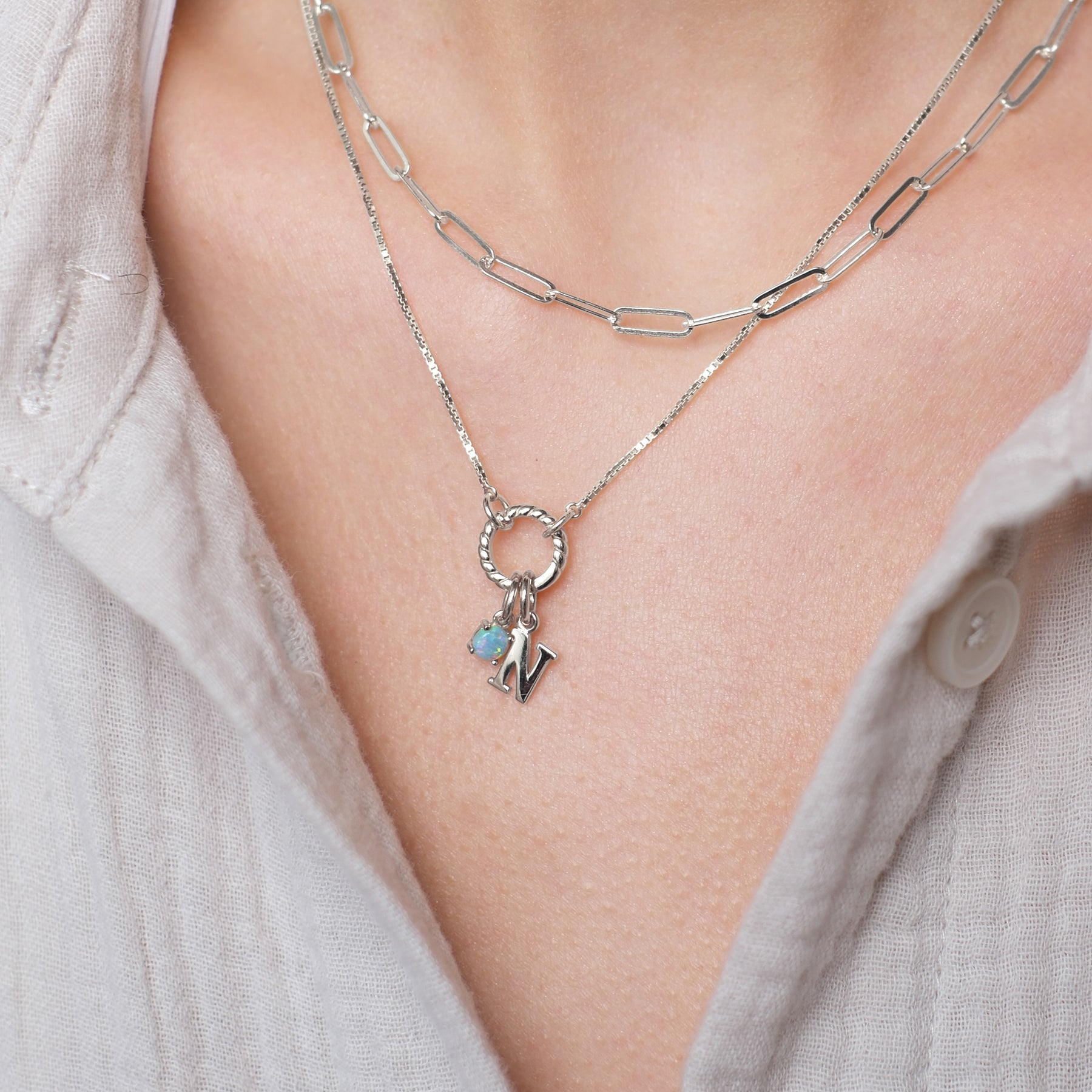 Raya Charm Base Necklace
