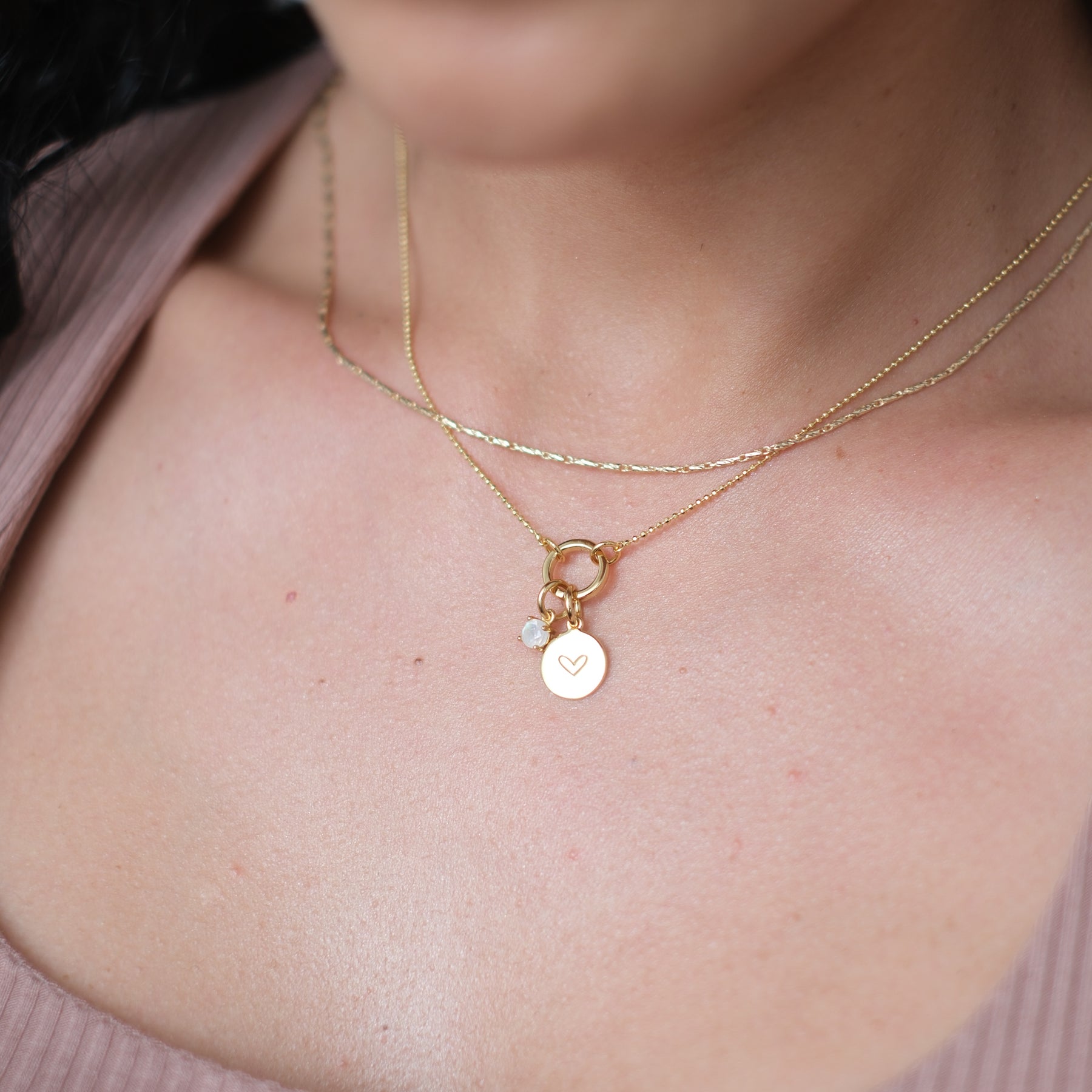 Aura Charm Base Necklace
