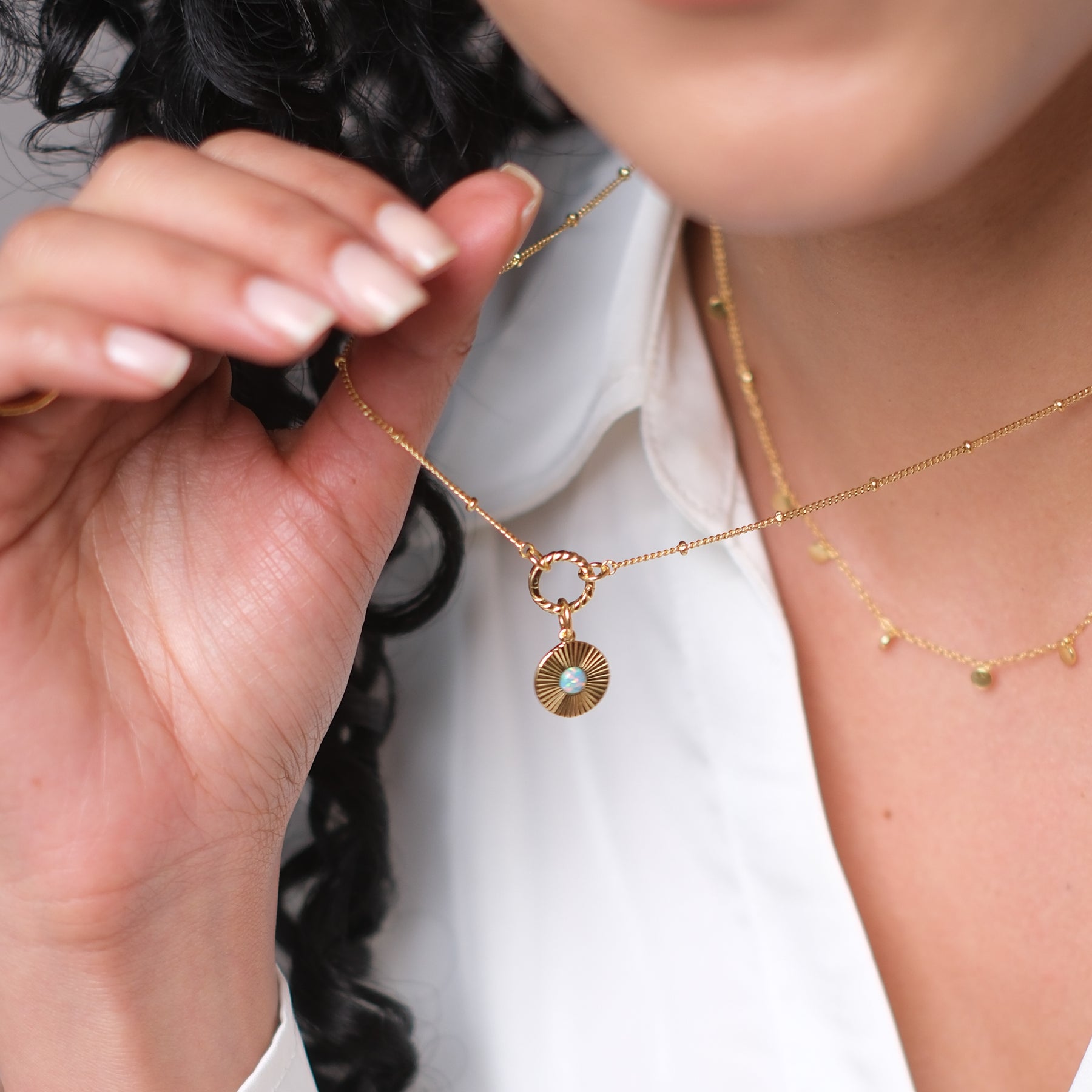 Bead Charm Base Necklace