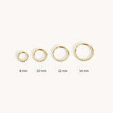 Twisted Piercing Hoop