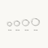 Twisted Piercing Hoop