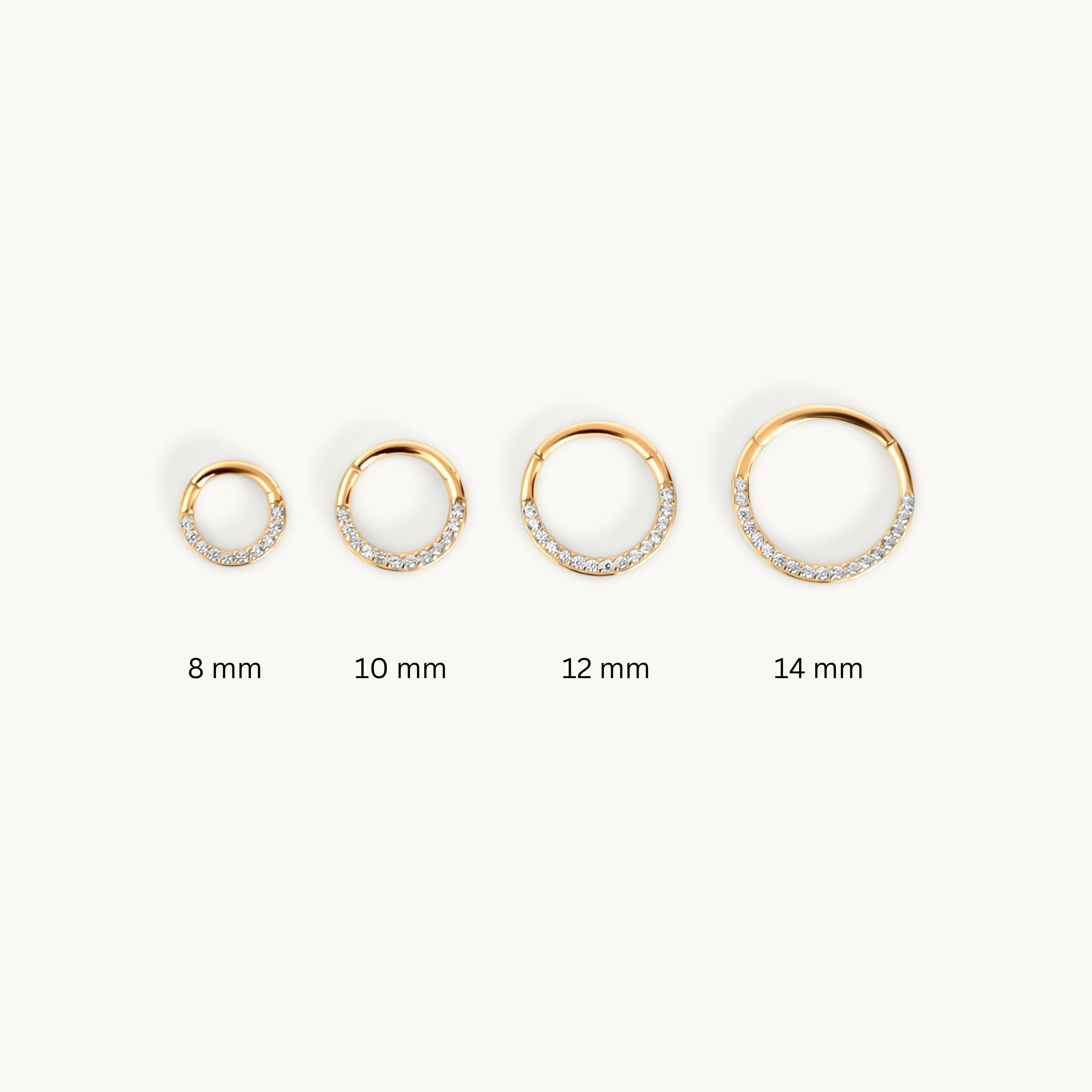 Sparkle Piercing Hoop