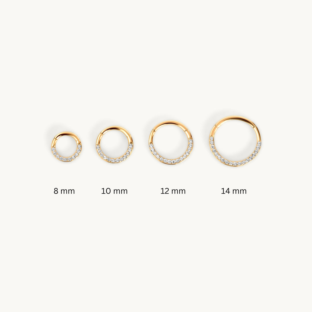 Sparkle Piercing Hoop