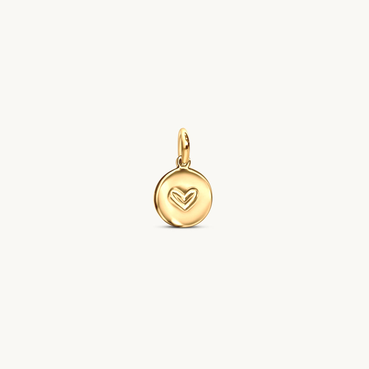 Heart Coin Charm