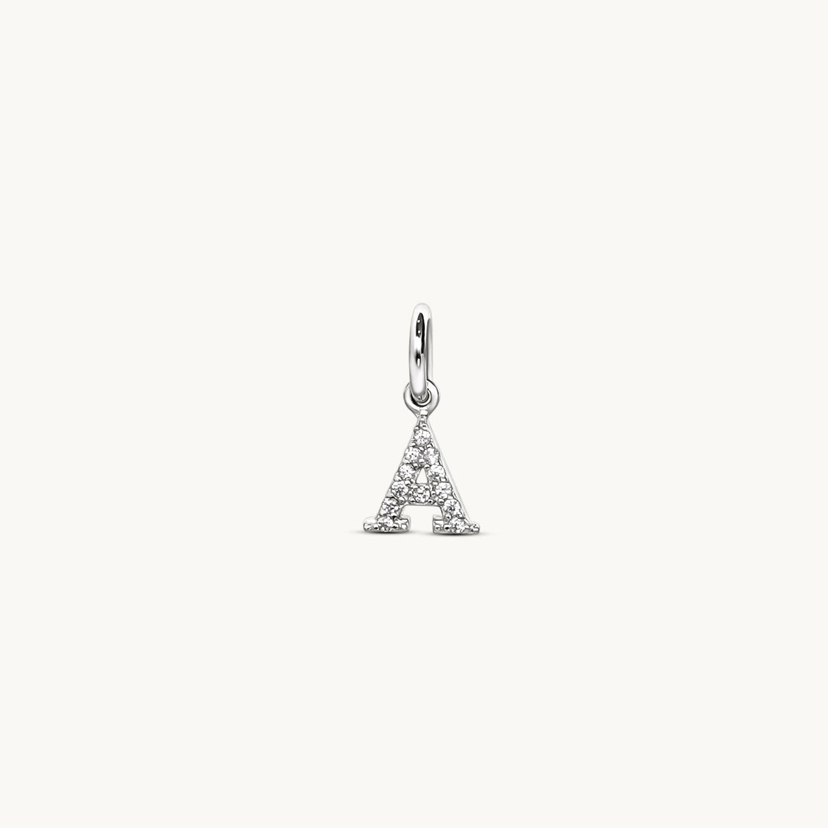 A - Sparkle Letter Charm