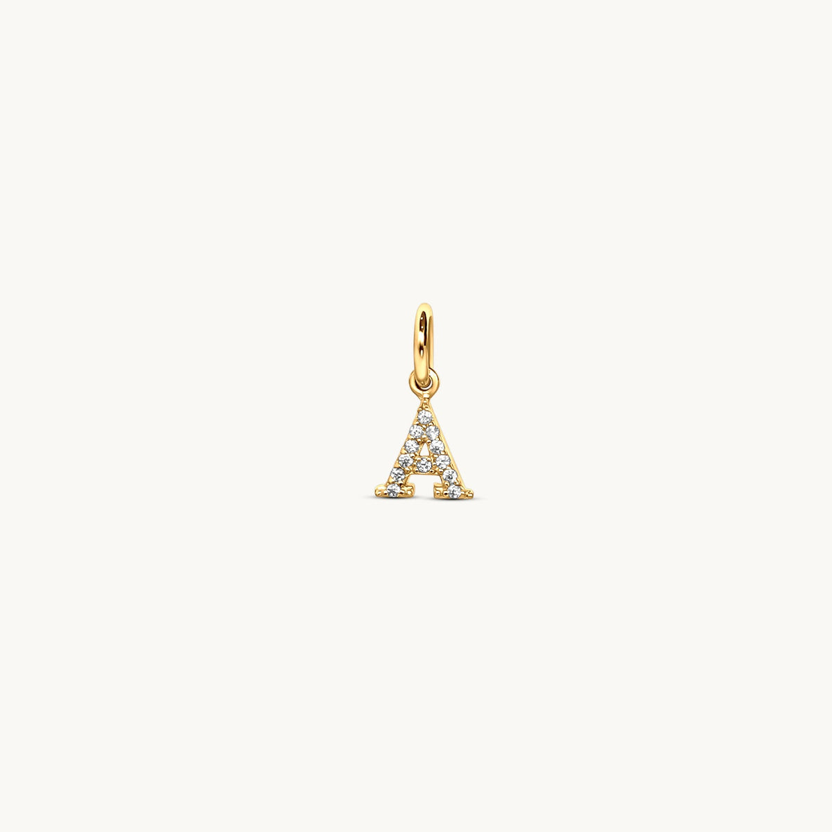 Sparkle Letter Charm