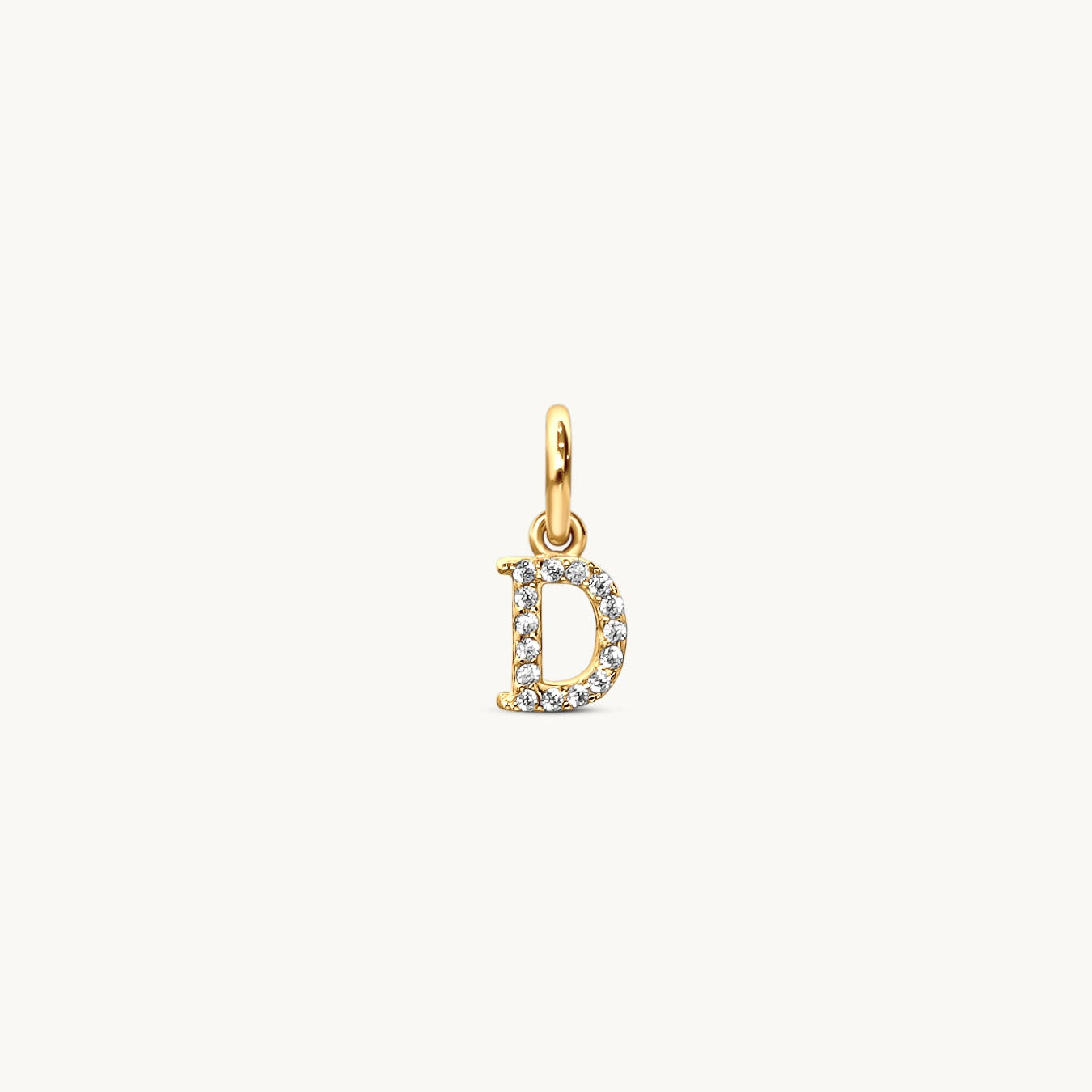 D - Sparkle Letter Charm