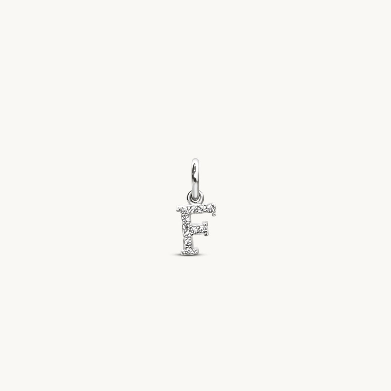 F - Sparkle Letter Charm