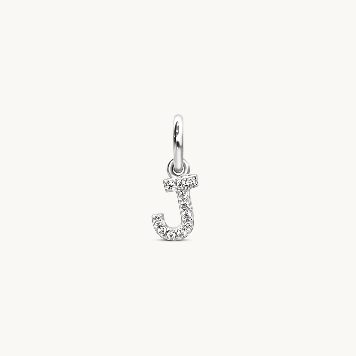 J - Sparkle Letter Charm