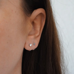 Huggie Disc Stud