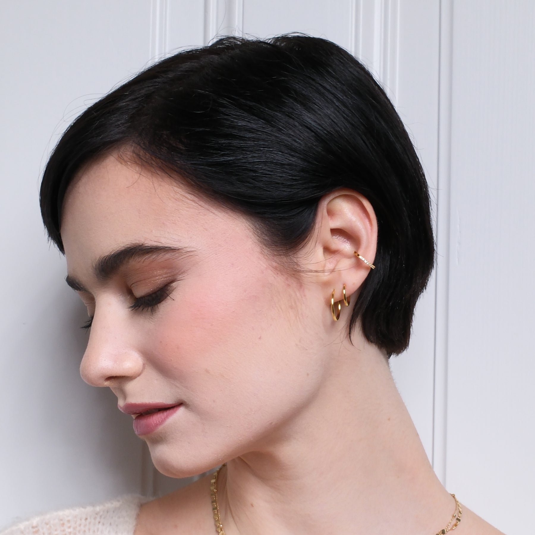 Small CZ Ear Cuff