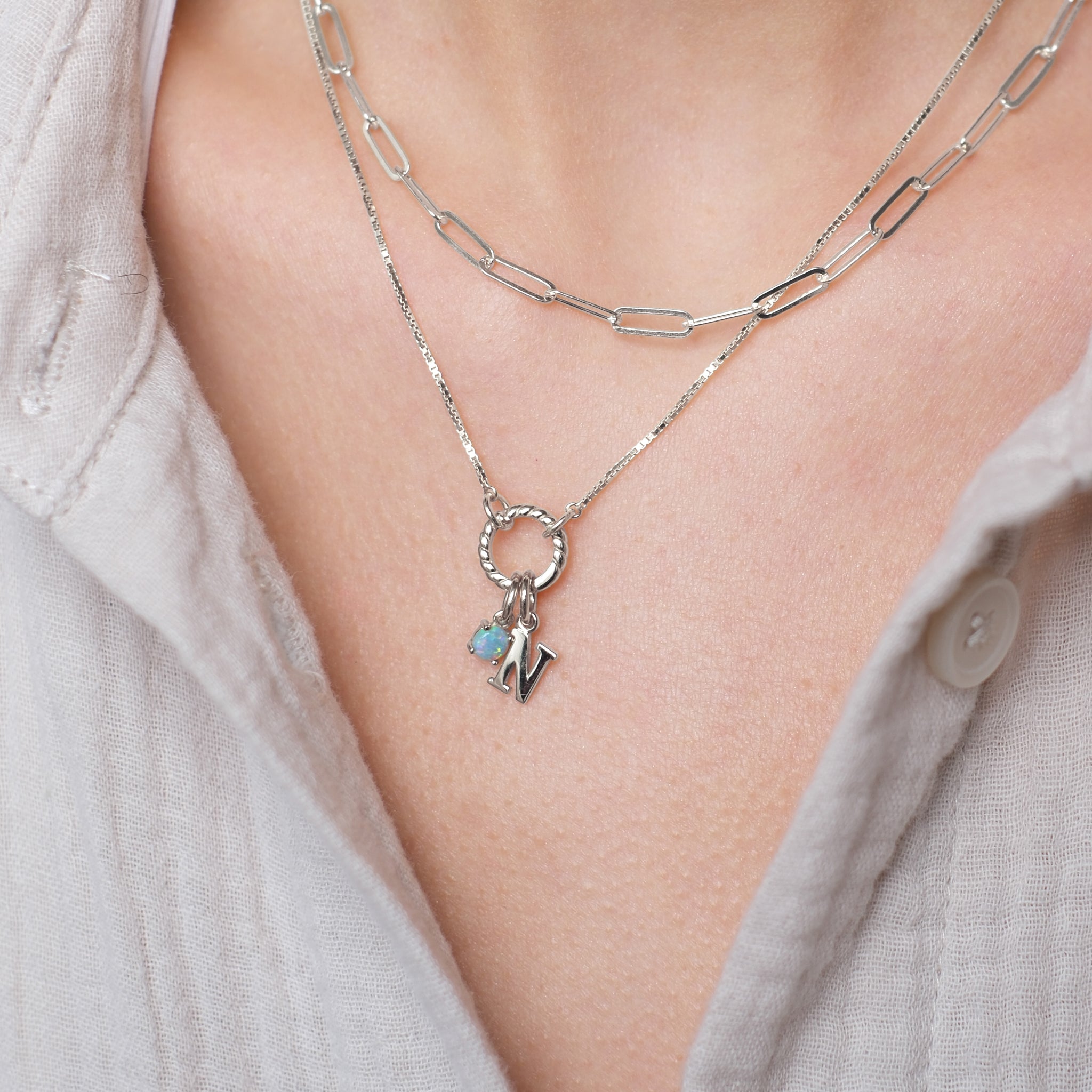 Raya Charm Base Necklace