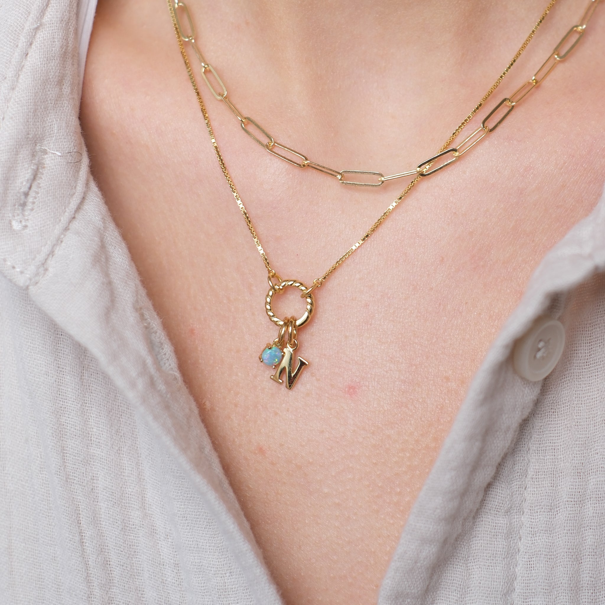 Raya Charm Base Necklace