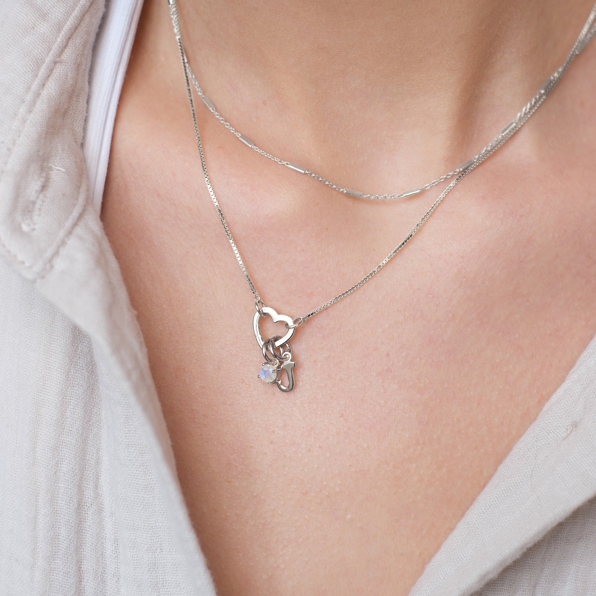 Heart Charm Base Necklace