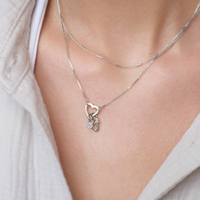 Heart Charm Base Necklace