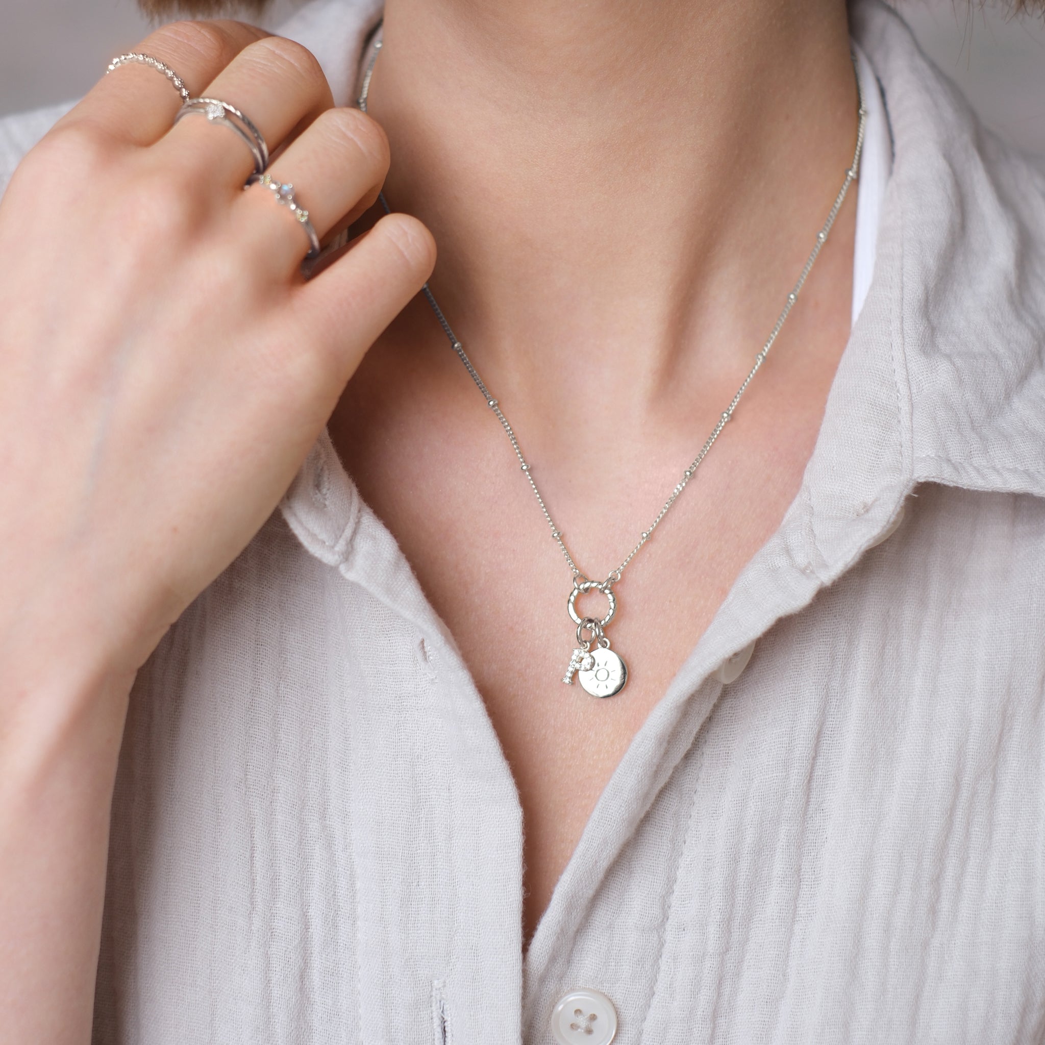 Bead Charm Base Necklace