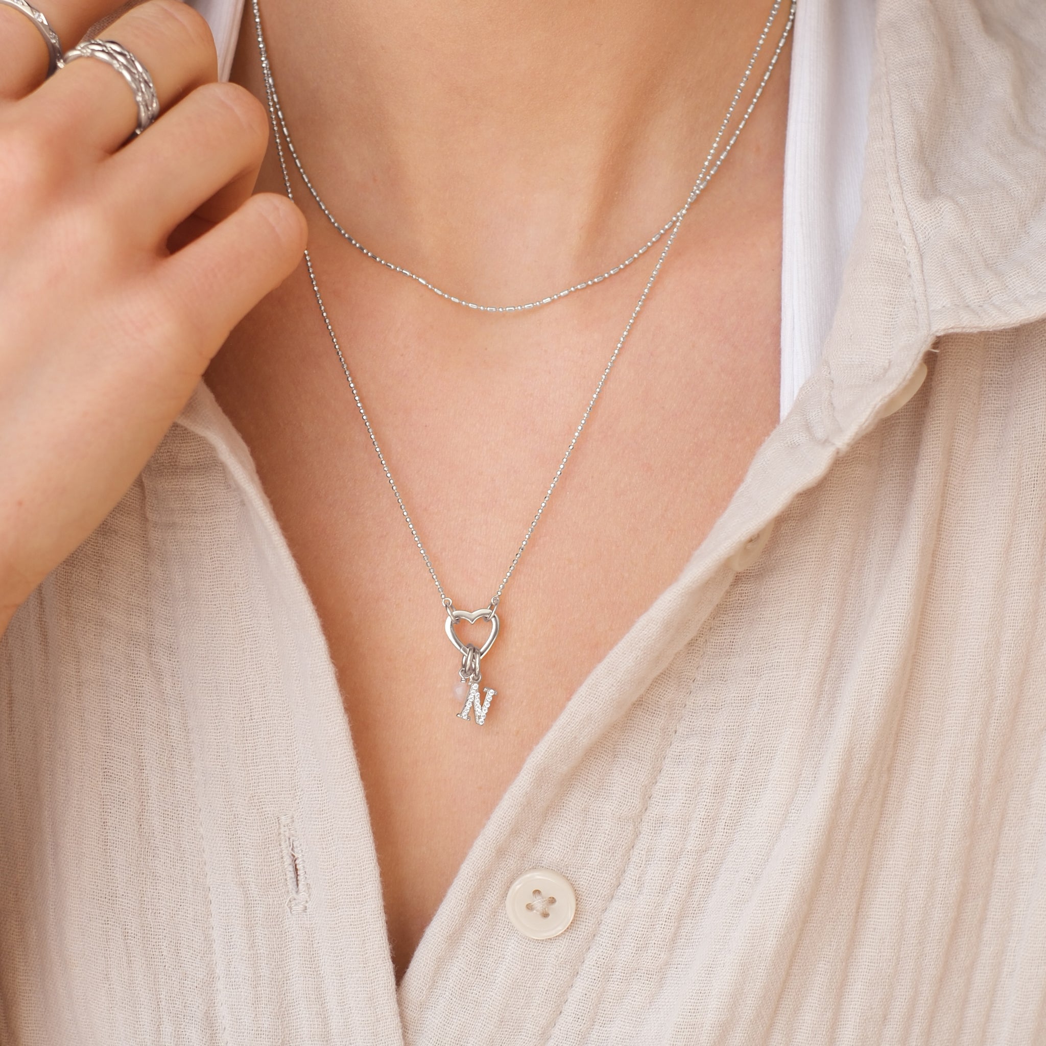 Love Charm Base Necklace