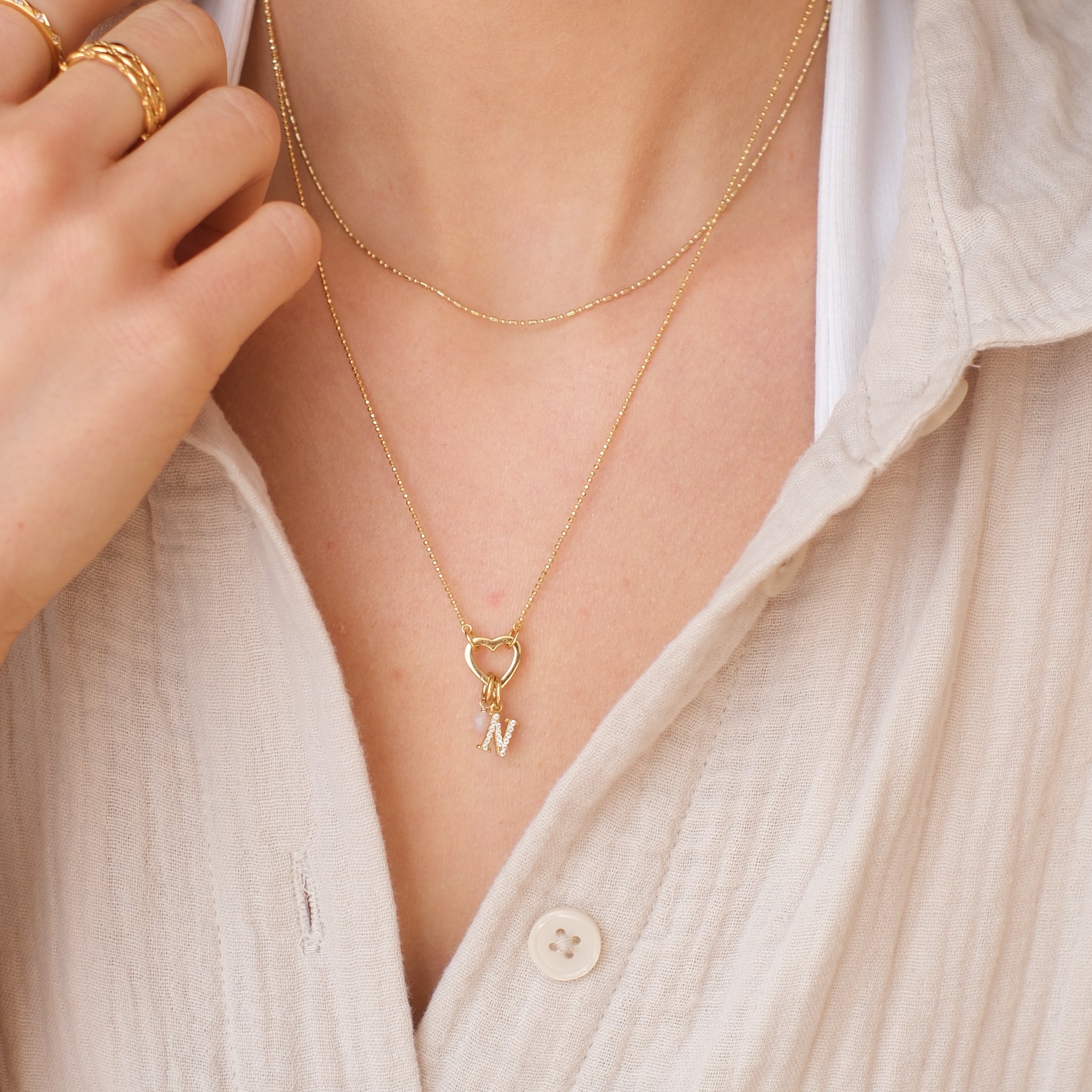 Love Charm Base Necklace