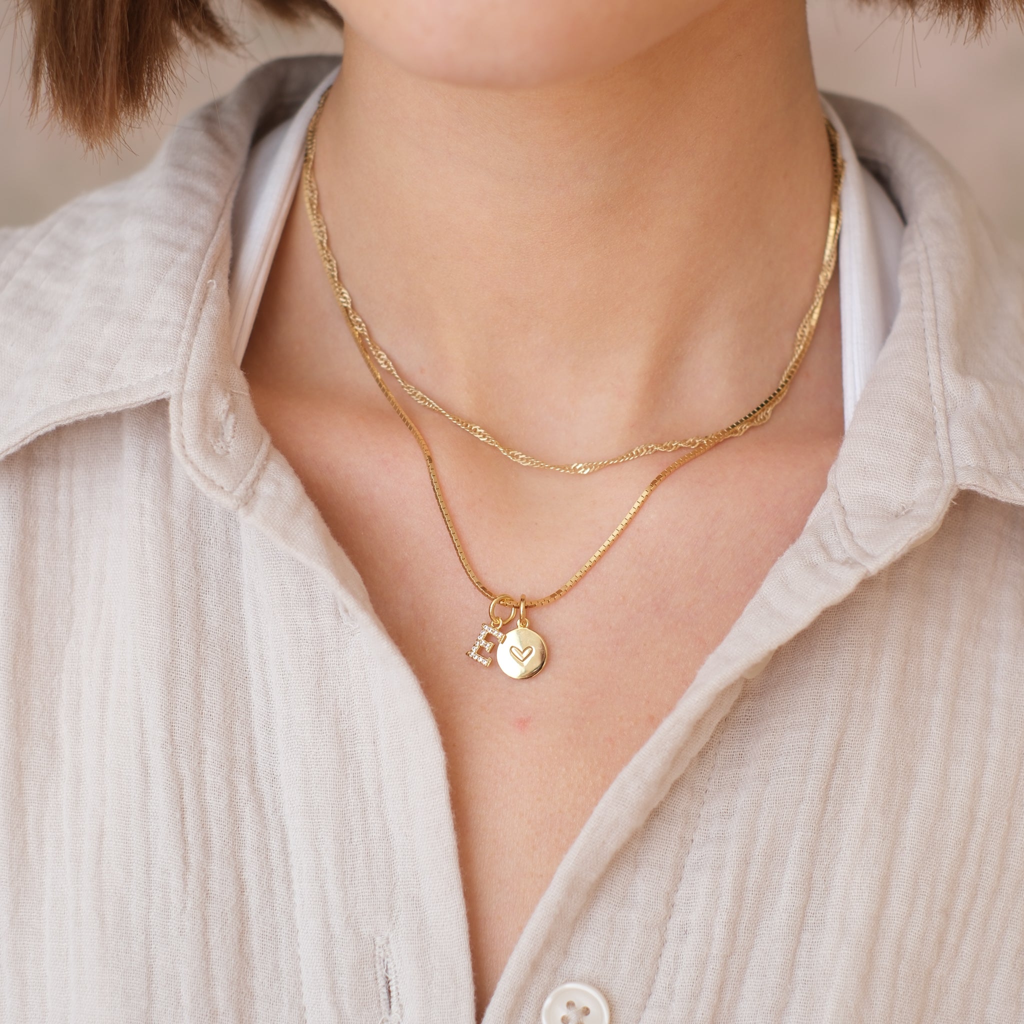 Heart Coin Charm