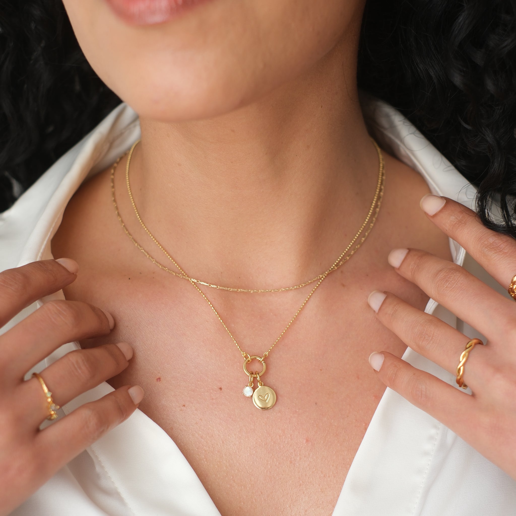 Aura Charm Base Necklace