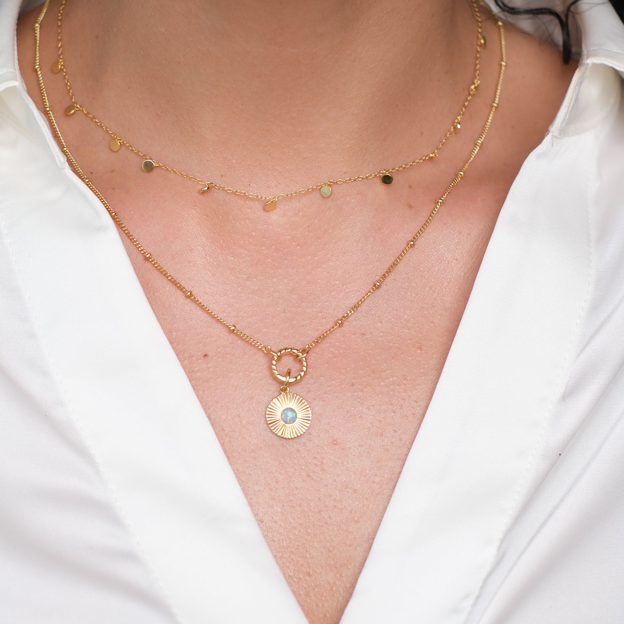 Bead Charm Base Necklace