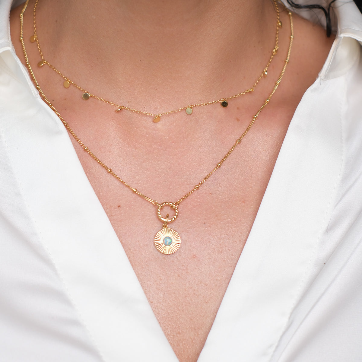 Bead Charm Base Necklace