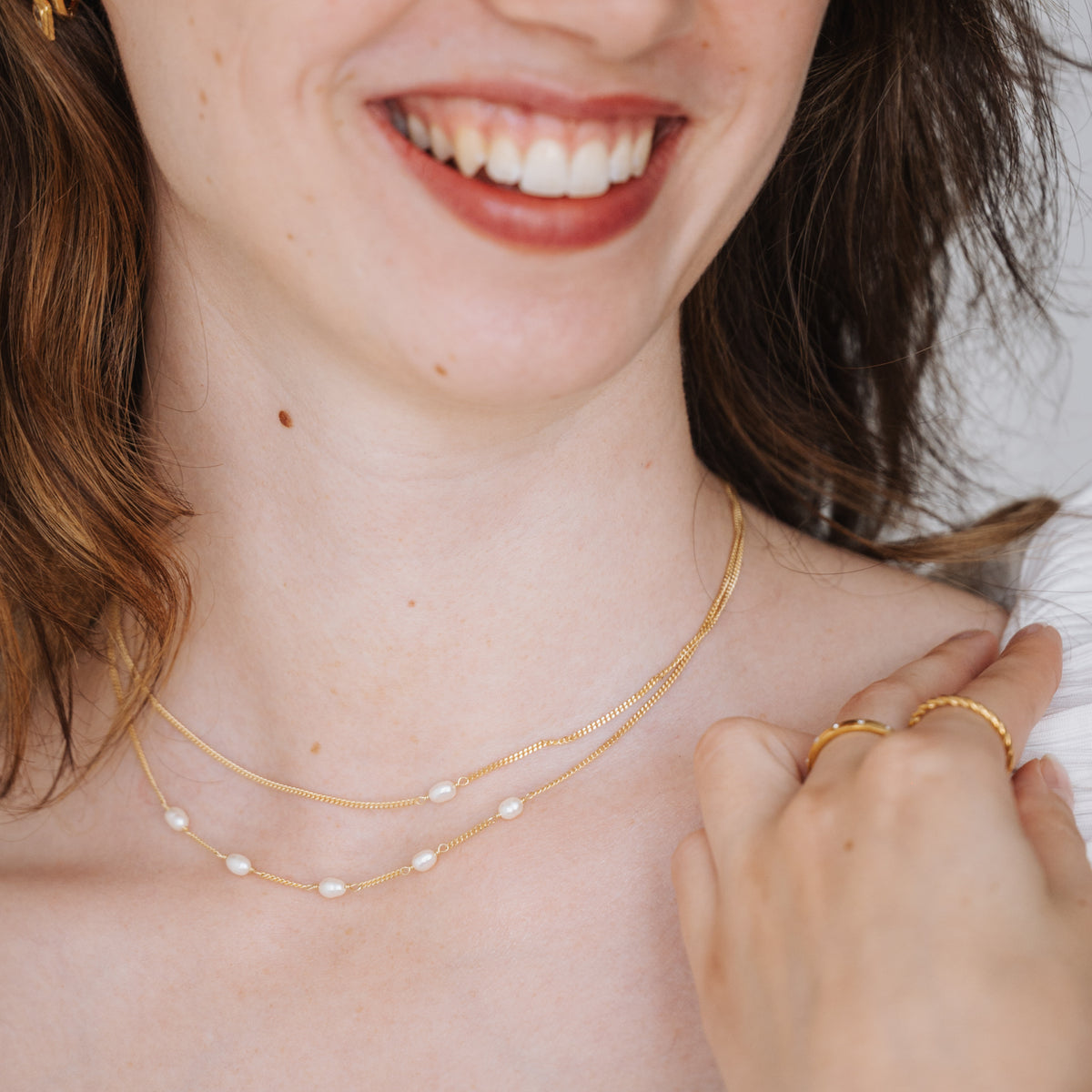 Hazel Pearl Necklace