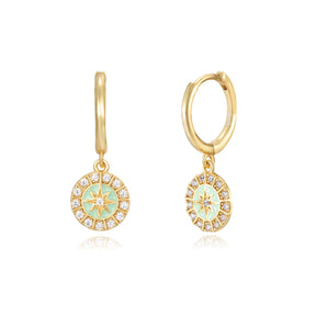 Cloe Hoop Mint Green
