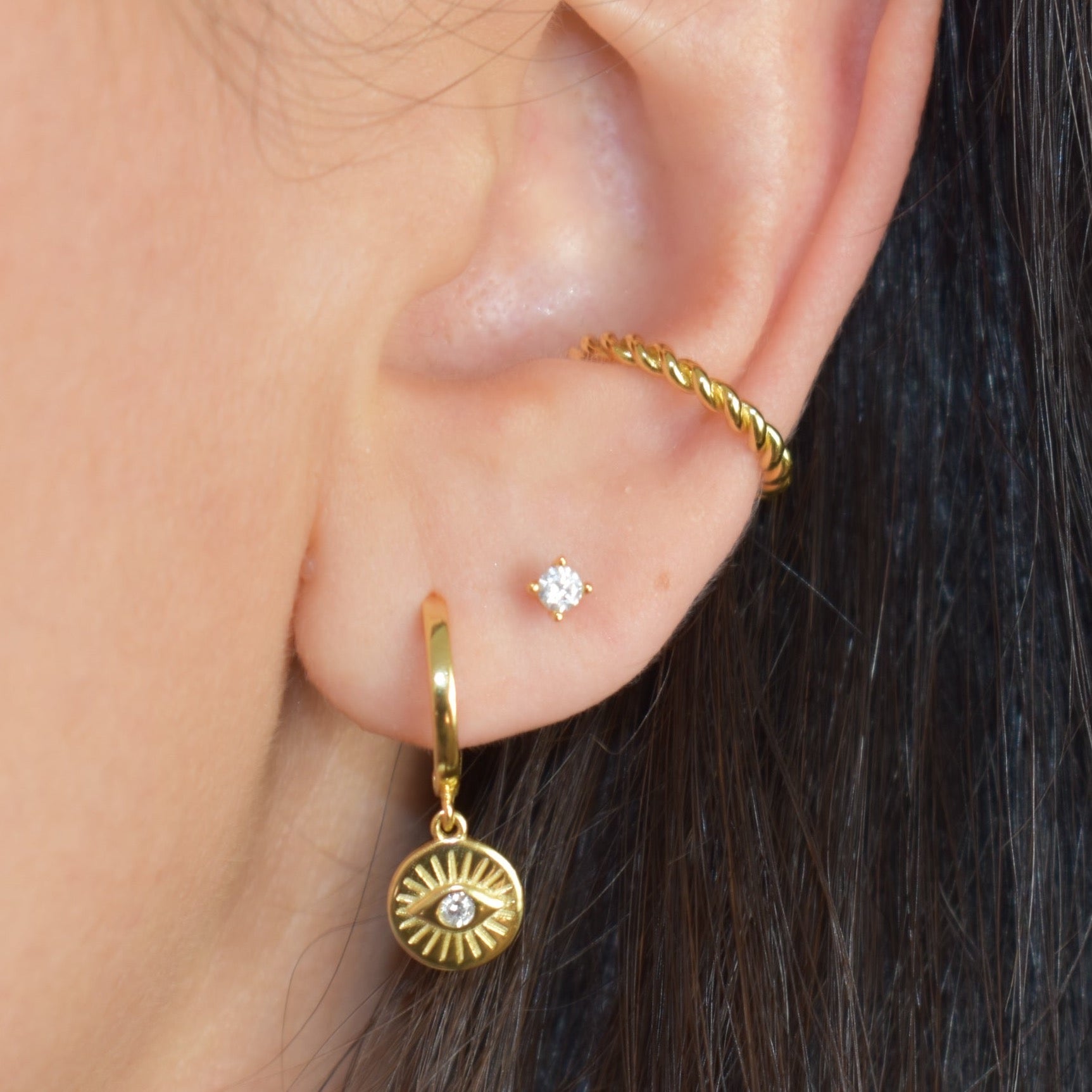 Golden Eye Hoop