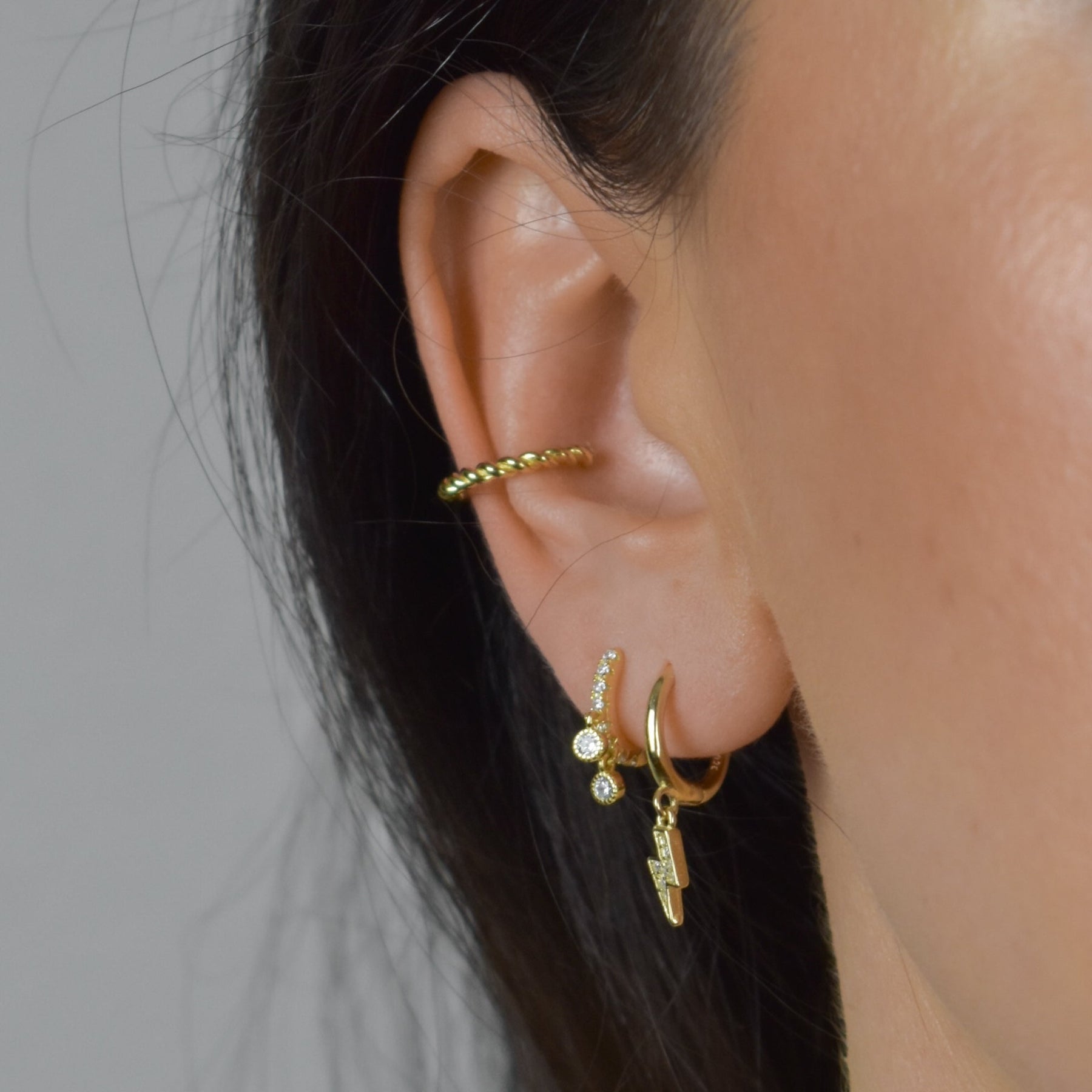 Gedrehter Ear Cuff