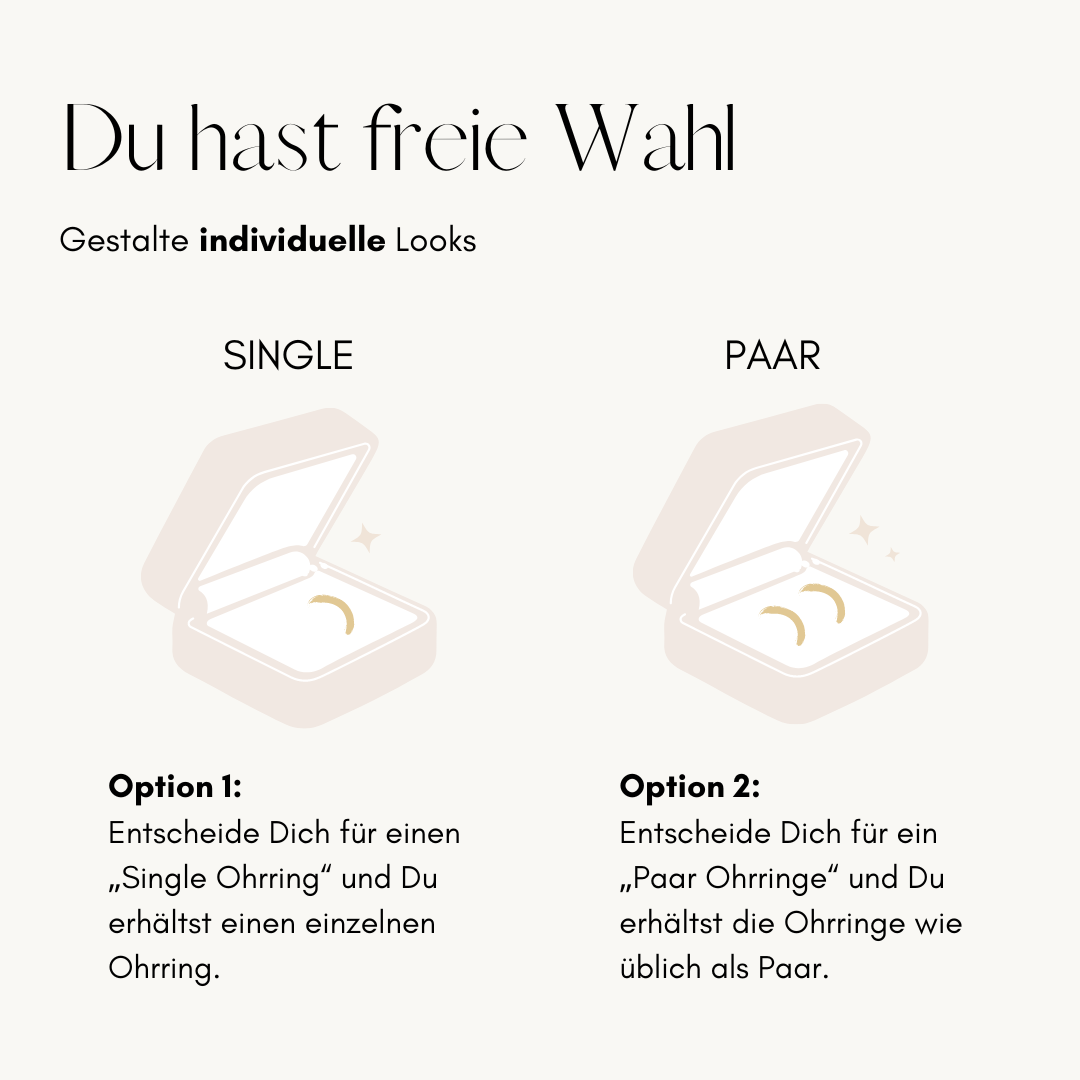 Ohrstecker mit Kette