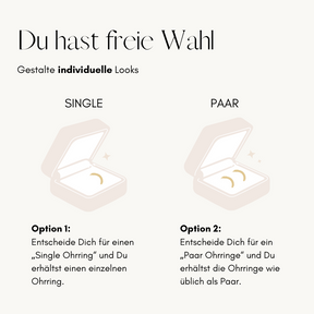 Ohrstecker mit Kette